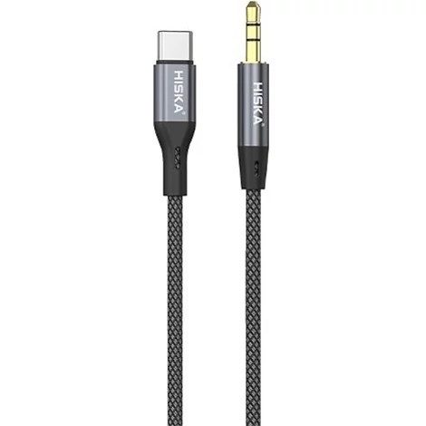 کابل تبدیل Type-C به AUX هیسکا مدل W45 طول 1 متر