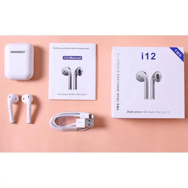 هدفون بیسیم مدل i12 - TWS